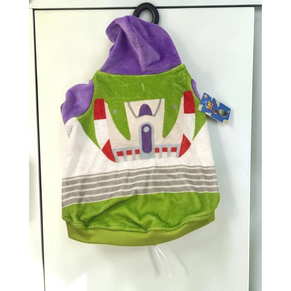 Disney Pixar Toy Story Buzz Lightyear Dog Hoodie Costume Size Large NWT